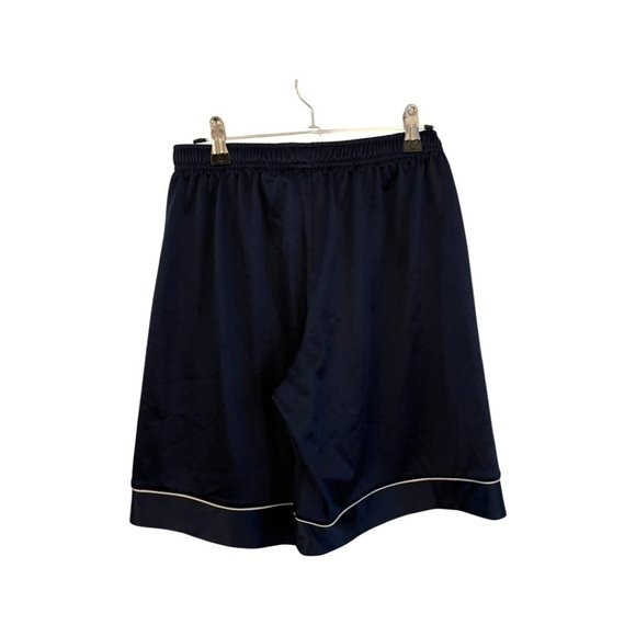Navy Nike Satin Basketball Shorts - Picture 2 of 2